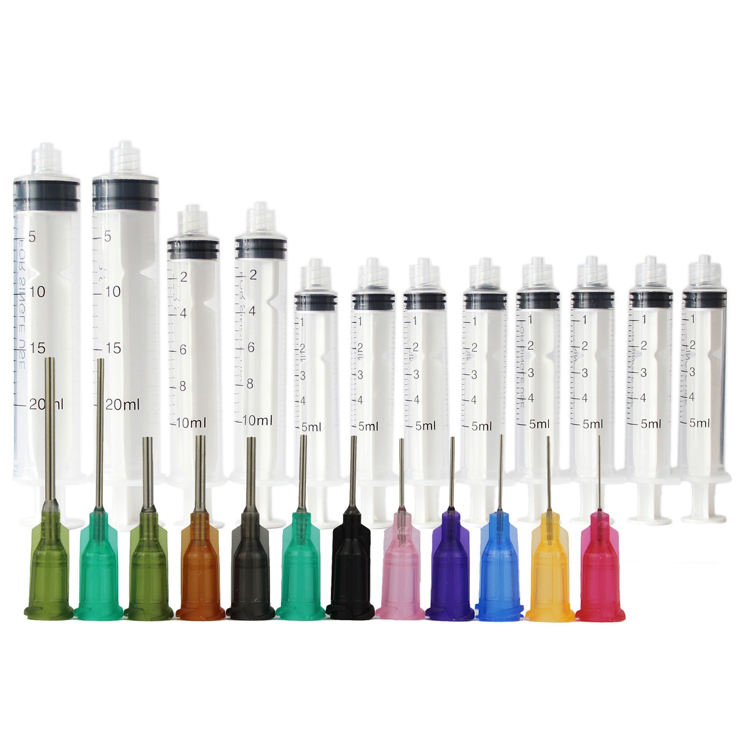 Glue Applicator Syringe for Flatback Rhinestones & Hobby Crafts, 5